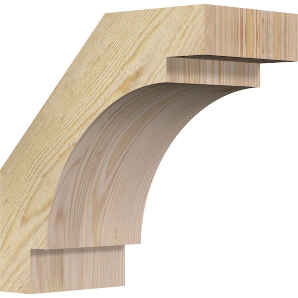 Ekena Millwork 6"W x 12"D x 12"H Merced Rough Sawn Knee Brace, Douglas Fir BRC06X12X12MRC00RDF - main